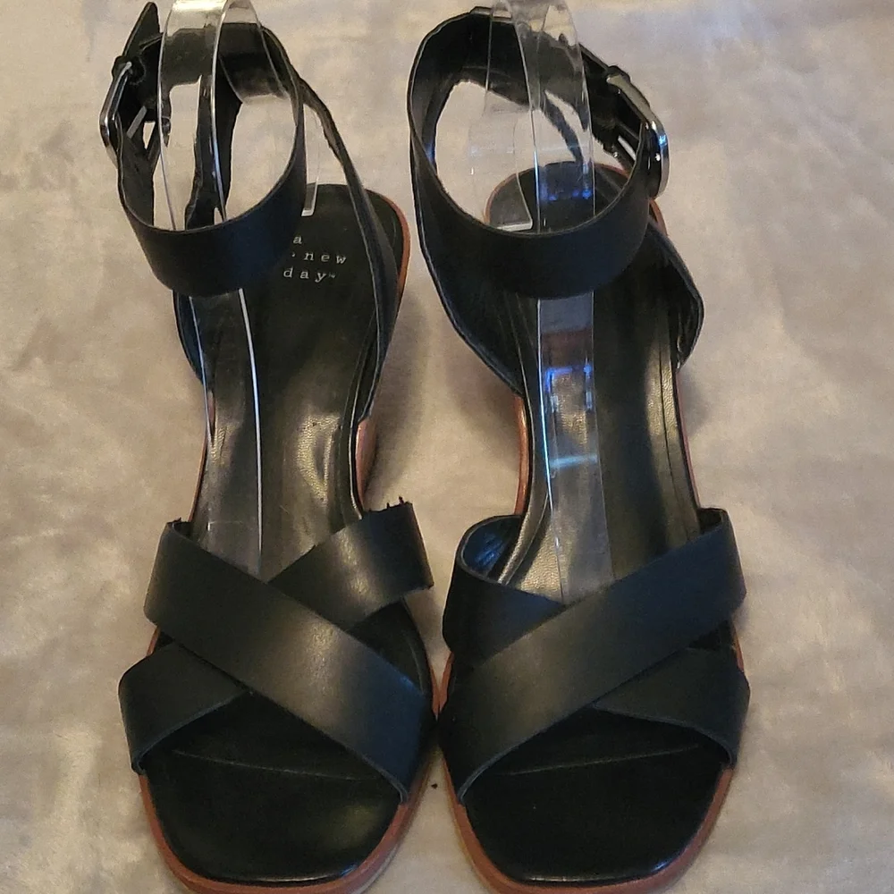A New Day Strappy Wedge Sandals